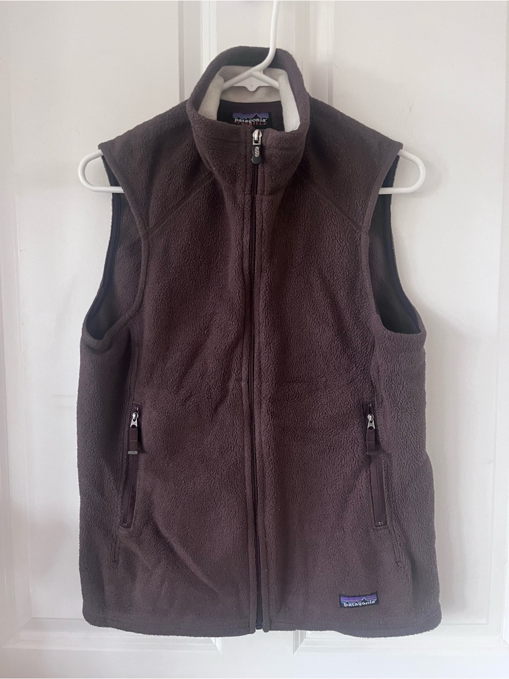 Patagonia Synchilla Women’s  Dark Brown Fleece Vest - Full Zip